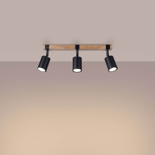 Laelamp Fager 3 Puit/Must GU10 - BrighteNova