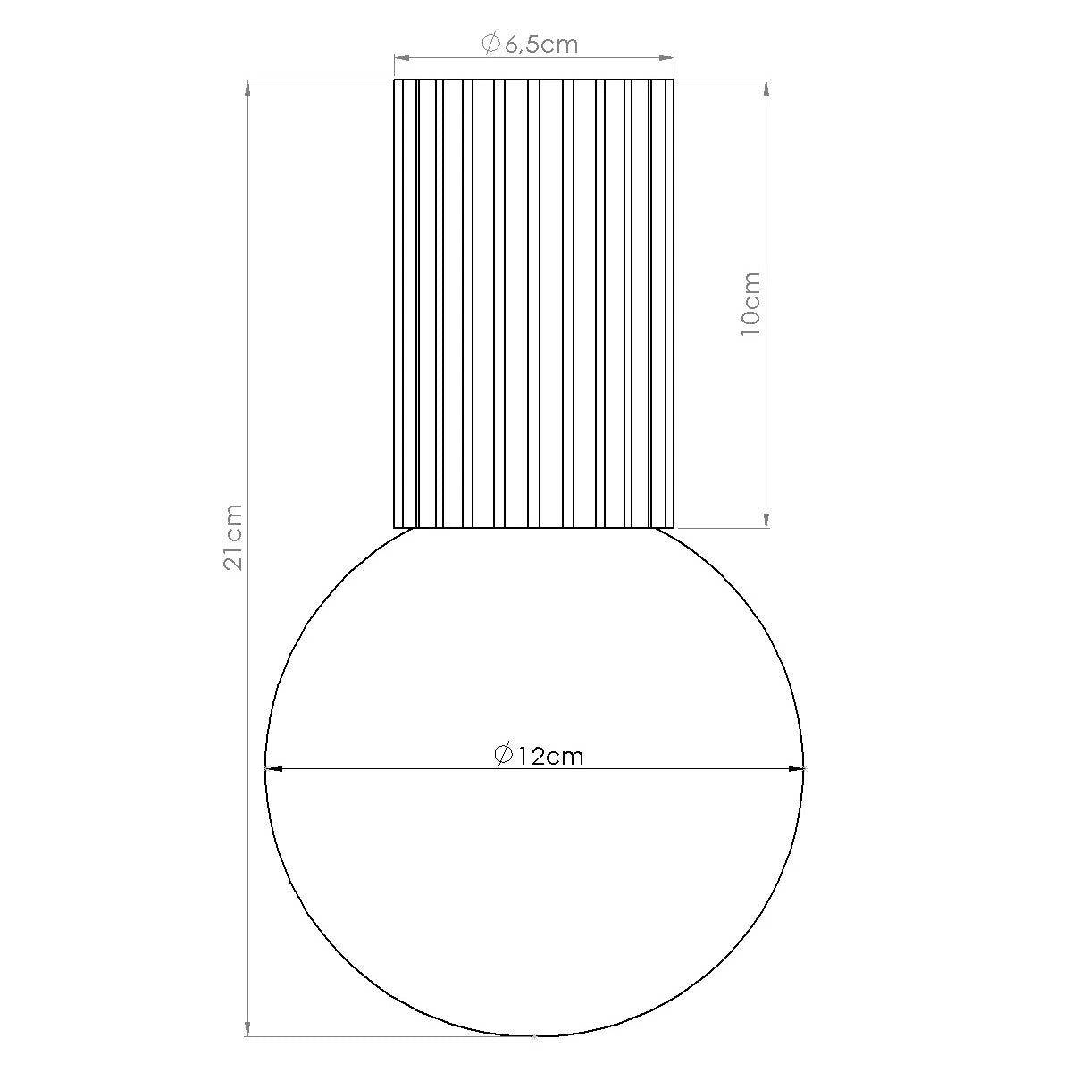 Laelamp Halo IP44 Burgundia G9
