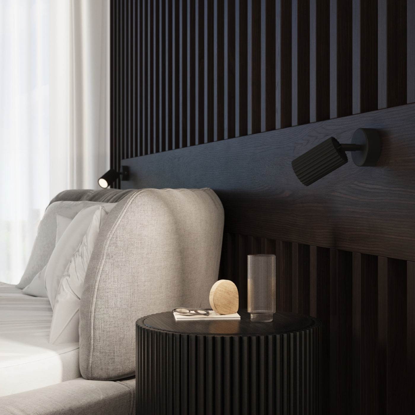 Laelamp Karbon 3L Must GU10 - BrighteNova