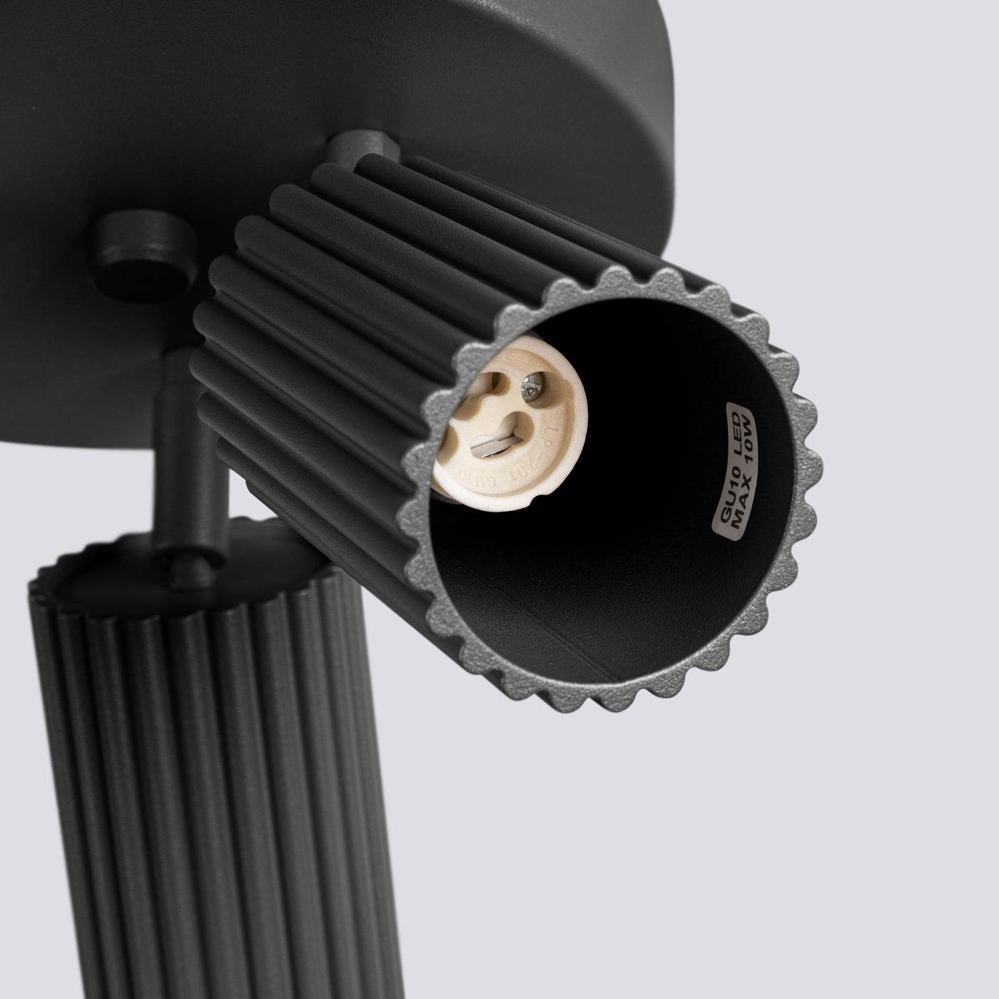 Laelamp Karbon 3P Must GU10 - BrighteNova