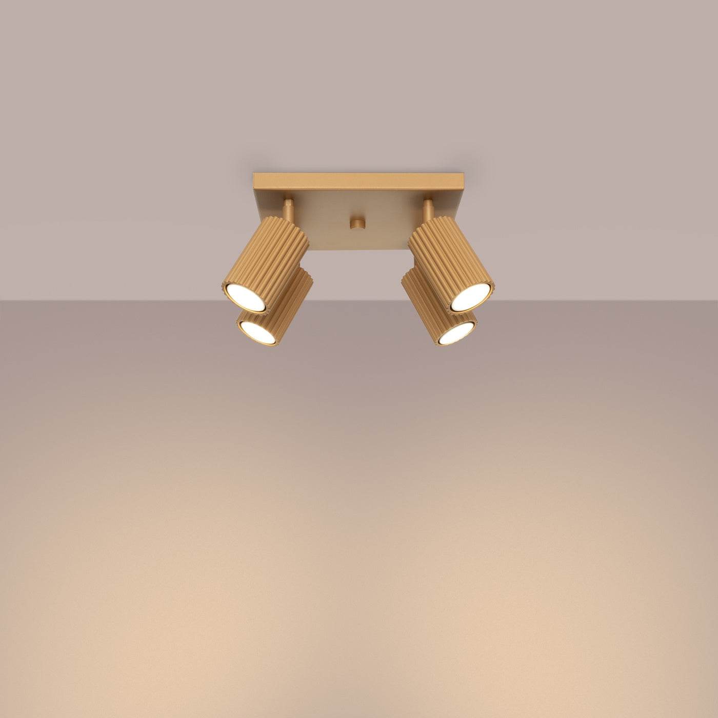 Laelamp Karbon 4 Kuldne GU10 - BrighteNova