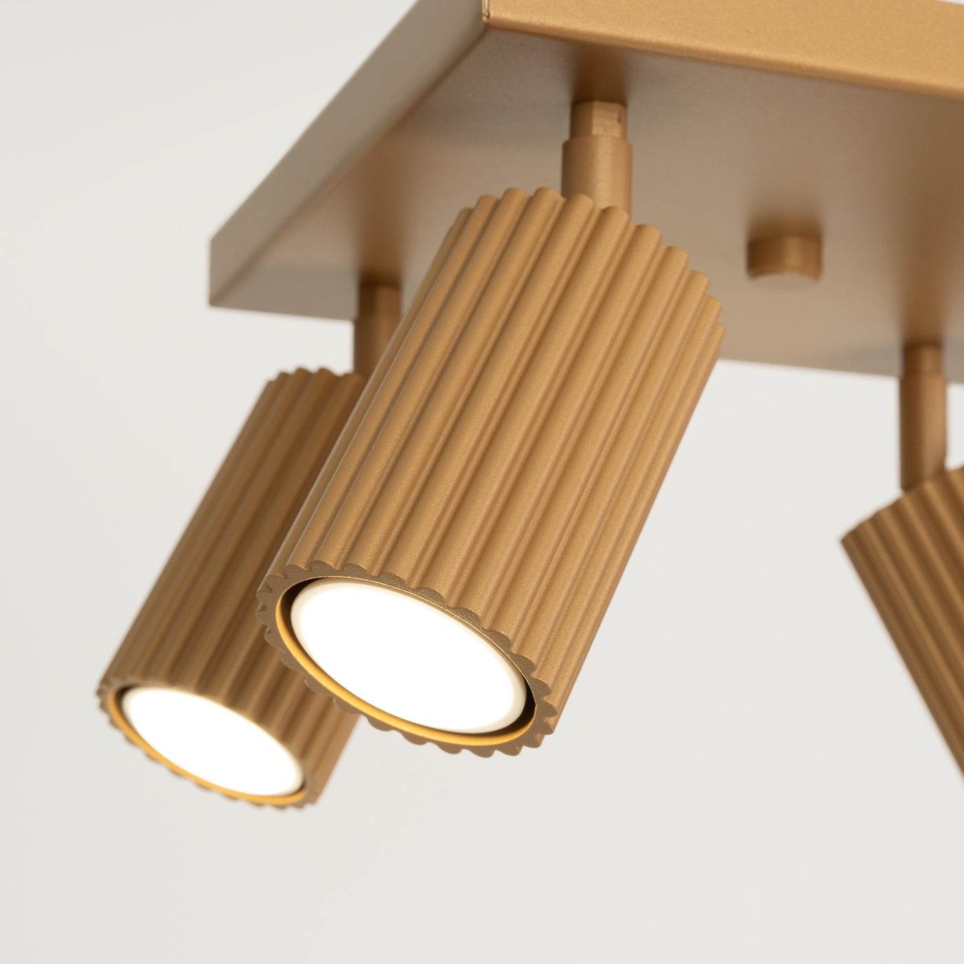 Laelamp Karbon 4 Kuldne GU10 - BrighteNova