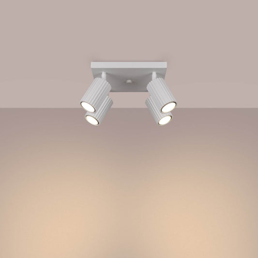 Laelamp Karbon 4 Valge GU10 - BrighteNova