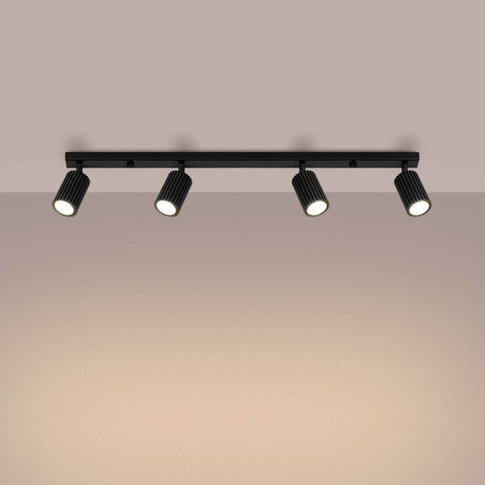 Laelamp Karbon 4L Must GU10 - BrighteNova