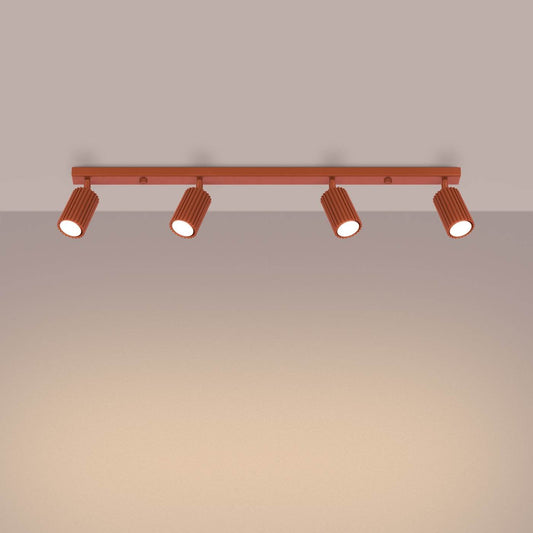 Laelamp Karbon 4L Punane Ooker GU10 - BrighteNova