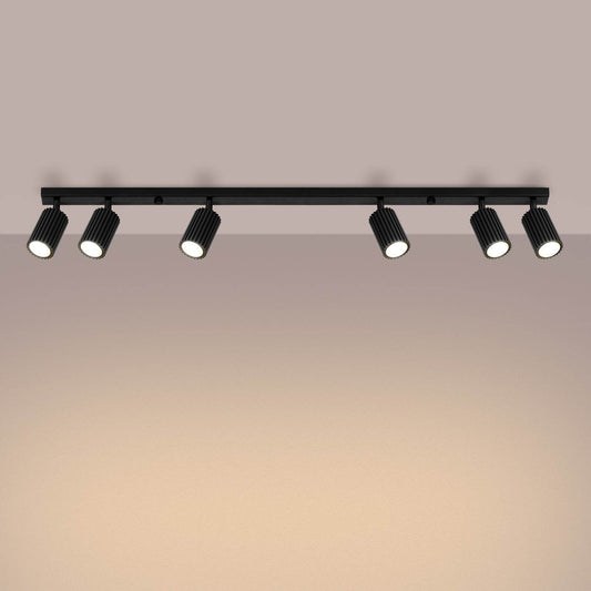 Laelamp Karbon 6L Must GU10 - BrighteNova