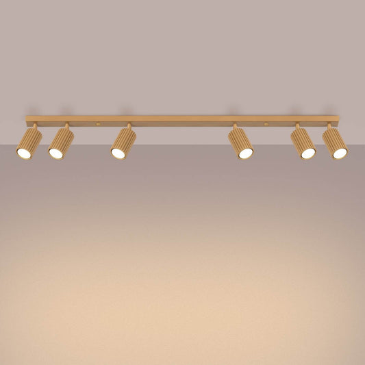 Laelamp Karbon 6L Kuldne GU10 - BrighteNova