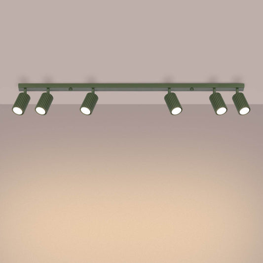 Laelamp Karbon 6L Oliivi Roheline GU10 - BrighteNova