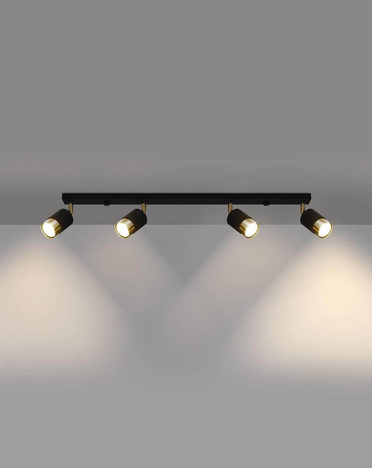 Laelamp Nero 4 Must/Kuld GU10 - BrighteNova