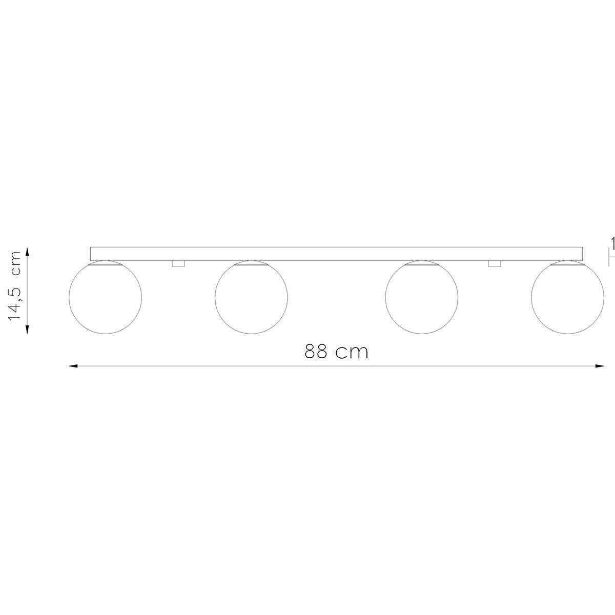 Laelamp Yoli 4 Valge G9 - BrighteNova