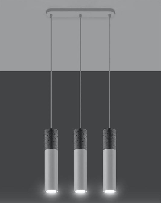 Ripplamp Borgio 3L Valge GU10 - BrighteNova