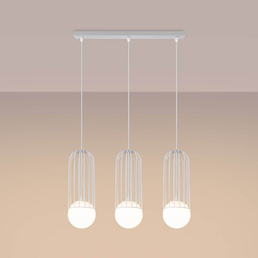 Ripplamp Brina 3L Valge G9 - BrighteNova