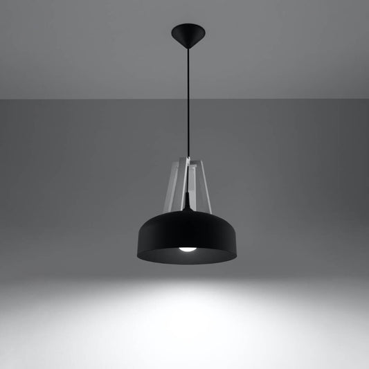 Ripplamp Casco Must/Valge E27 - BrighteNova