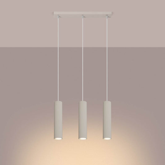 Ripplamp Karbon 3L Valge GU10 - BrighteNova