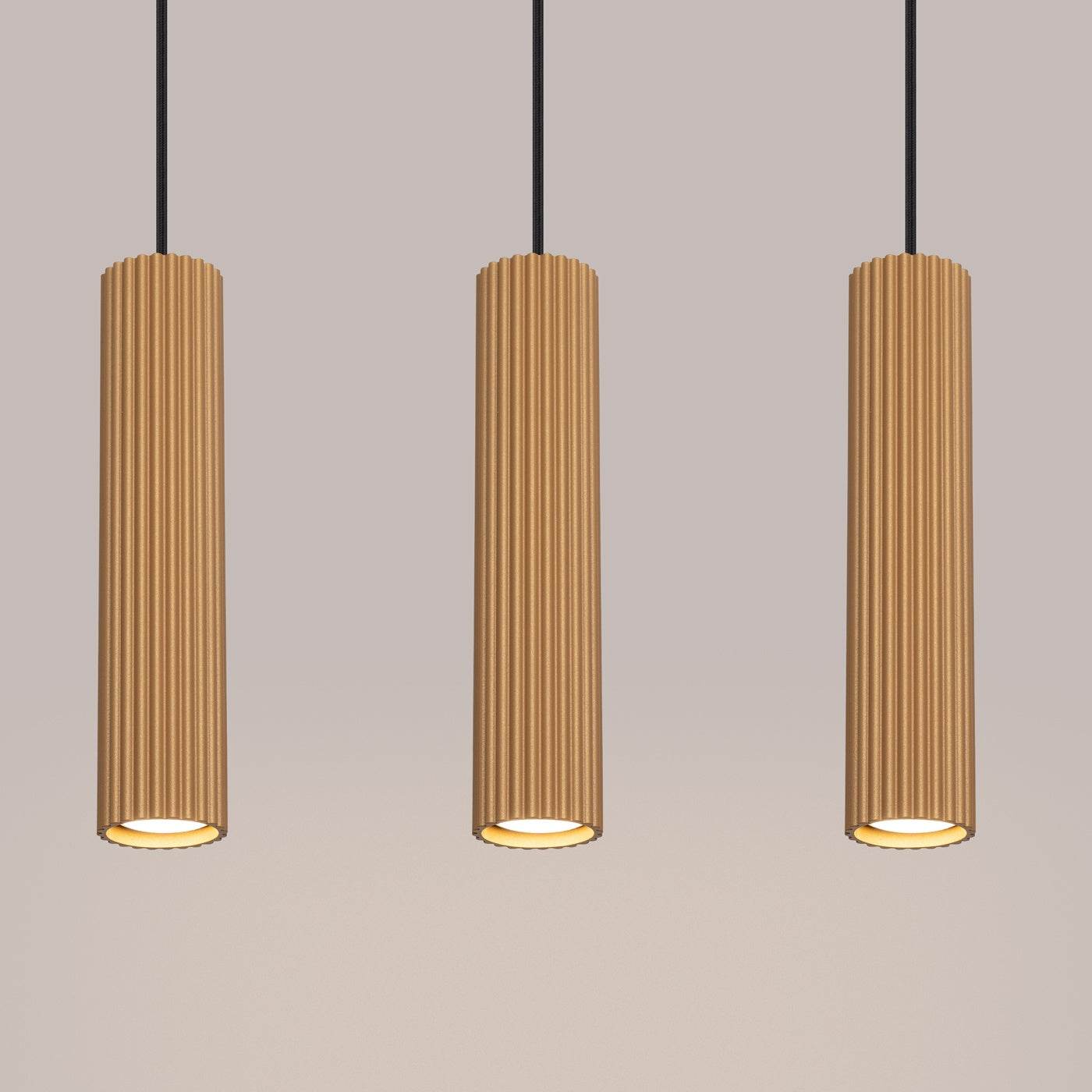 Ripplamp Karbon 3L Kuldne GU10 - BrighteNova