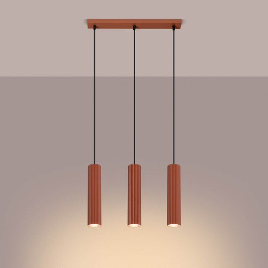Ripplamp Karbon 3L Punane Ooker GU10 - BrighteNova
