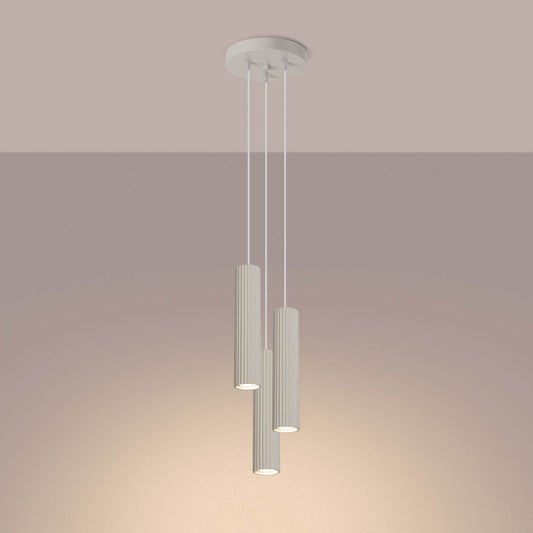 Ripplamp Karbon 3P Valge GU10 - BrighteNova