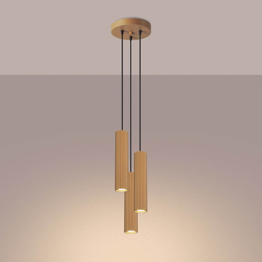 Ripplamp Karbon 3P Kuldne GU10 - BrighteNova