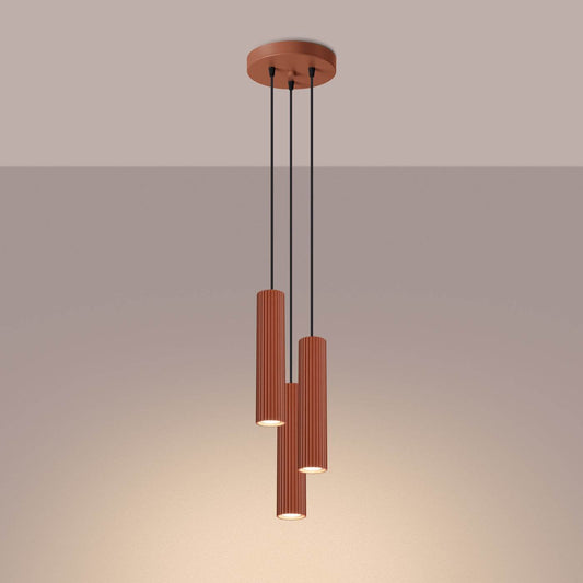 Ripplamp Karbon 3P Punane Ooker GU10 - BrighteNova