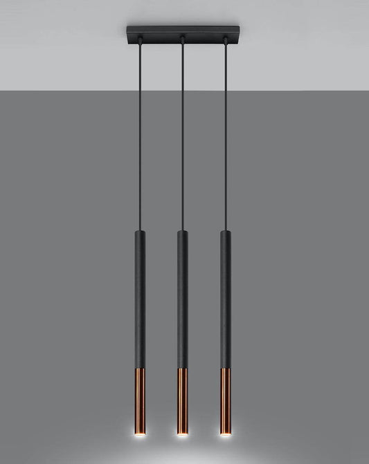 Ripplamp Mozaica 3L Must/Vask G9 - BrighteNova