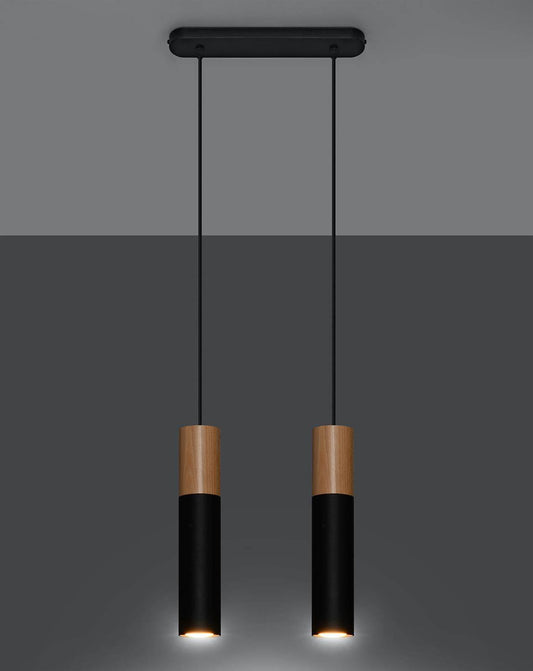Ripplamp Pablo 2 Must/Puit GU10 - BrighteNova