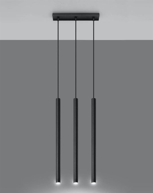 Ripplamp Pastelo 3L Must G9 - BrighteNova