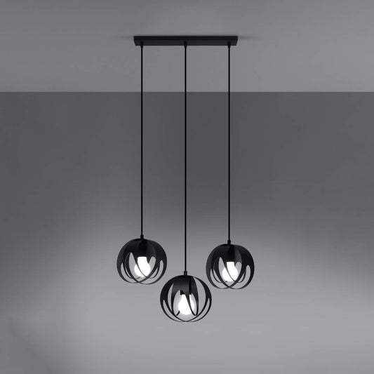 Ripplamp Tulos 3L Must E27 - BrighteNova