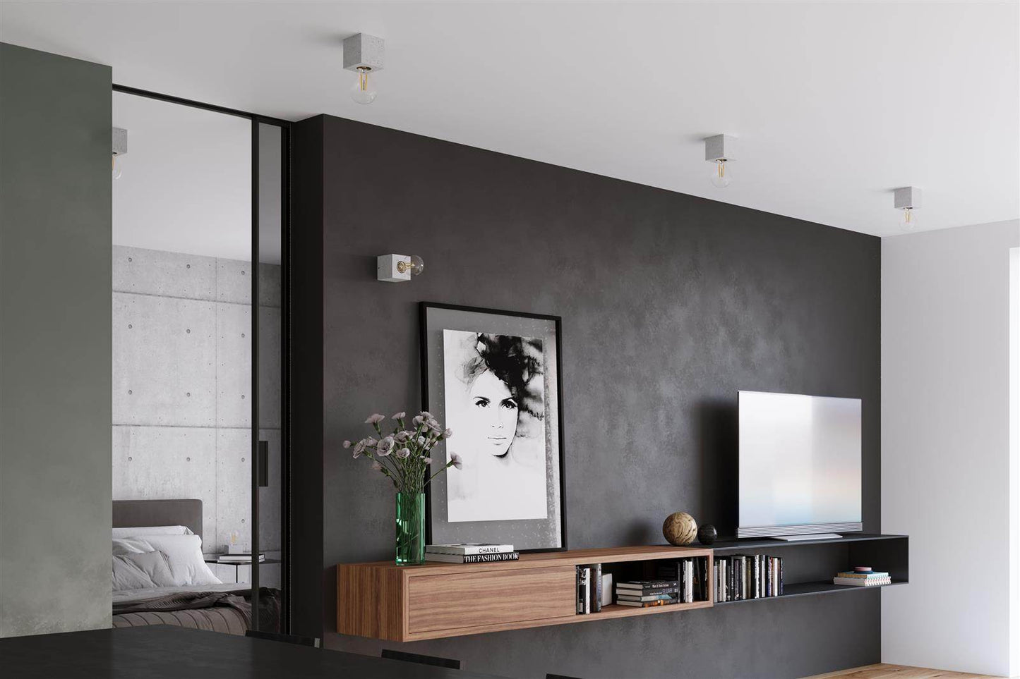 Laualamp Ariz Betoon E27 - BrighteNova