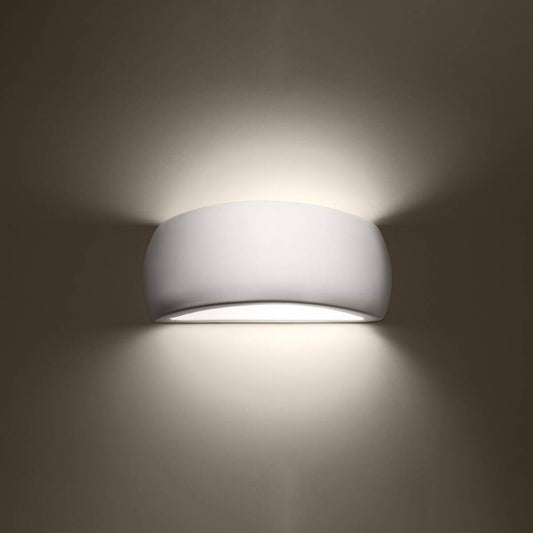 Seinalamp Pontius Keraamiline Valge Läikiv G9 - BrighteNova