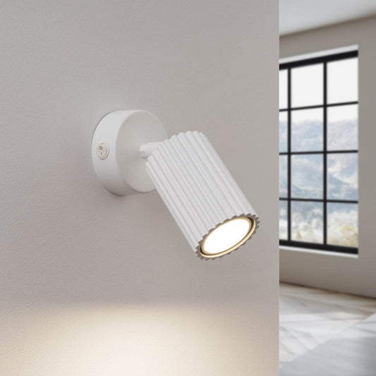 Seinalamp Karbon Valge Lülitiga GU10 - BrighteNova
