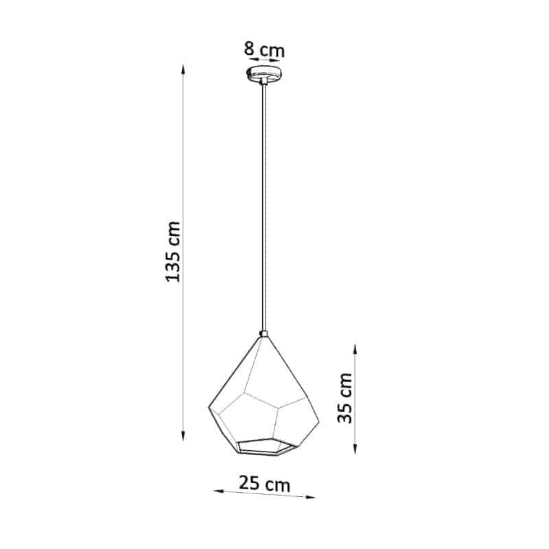 Ripplamp Pavlus Keraamiline Valge E27 - BrighteNova