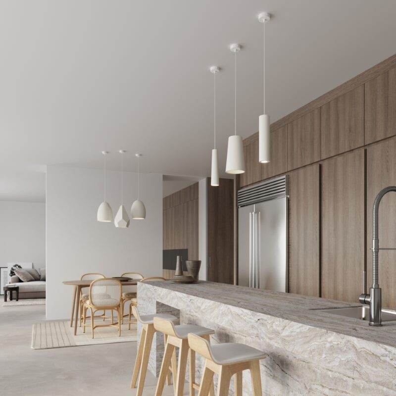 Ripplamp Pavlus Keraamiline Valge E27 - BrighteNova