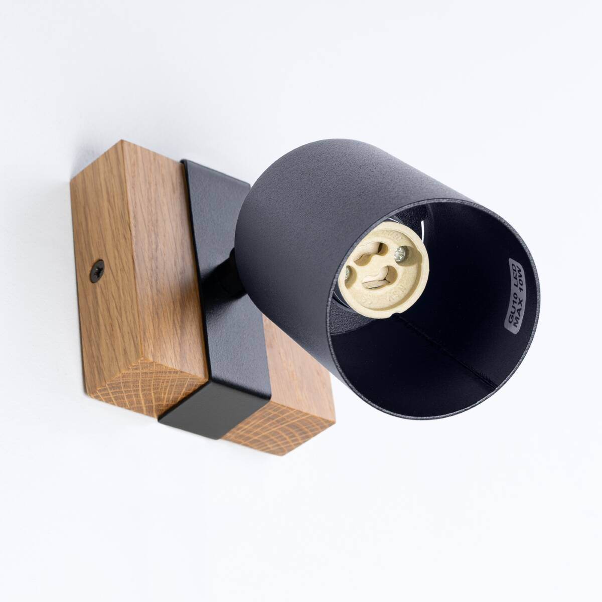 Seinalamp Fager Puit/Must GU10 - BrighteNova