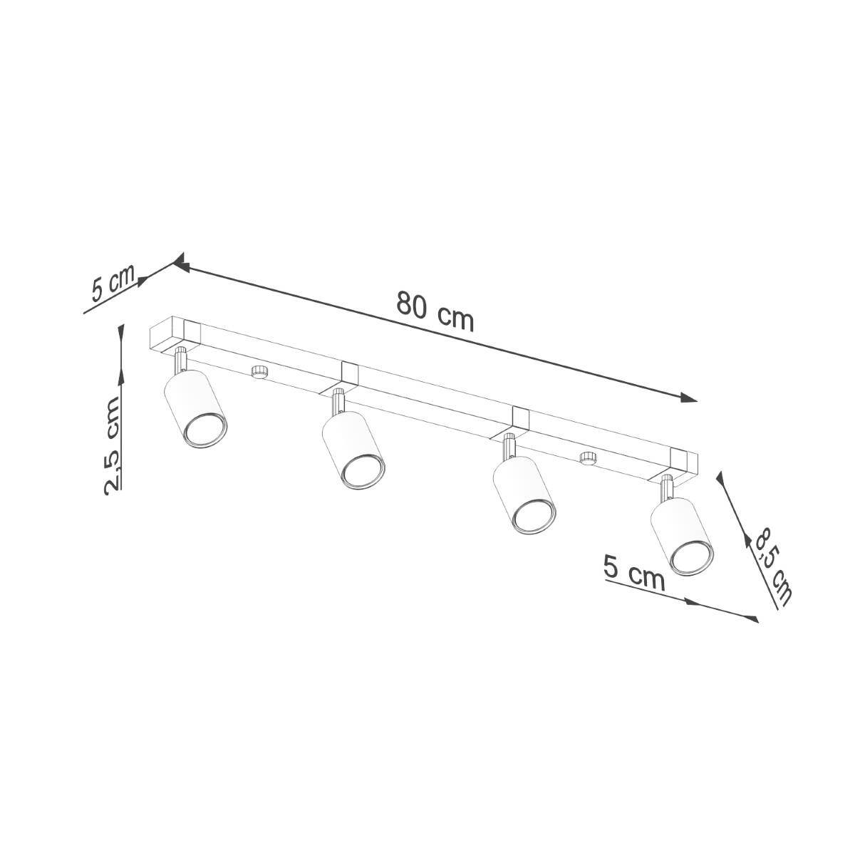 Laelamp Fager 4L Puit/Must GU10 - BrighteNova