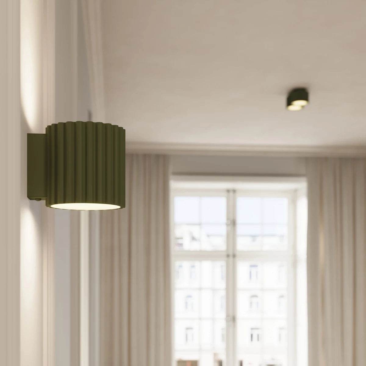 Laelamp Aura 1 Oliivi Roheline Gx53 - BrighteNova