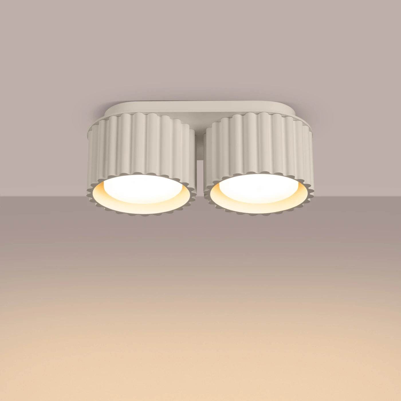 Laelamp Aura 2 Beež Gx53 - BrighteNova