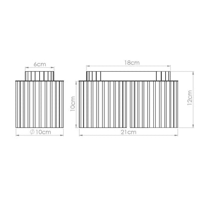 Laelamp Aura 2 Valge GU10 - BrighteNova