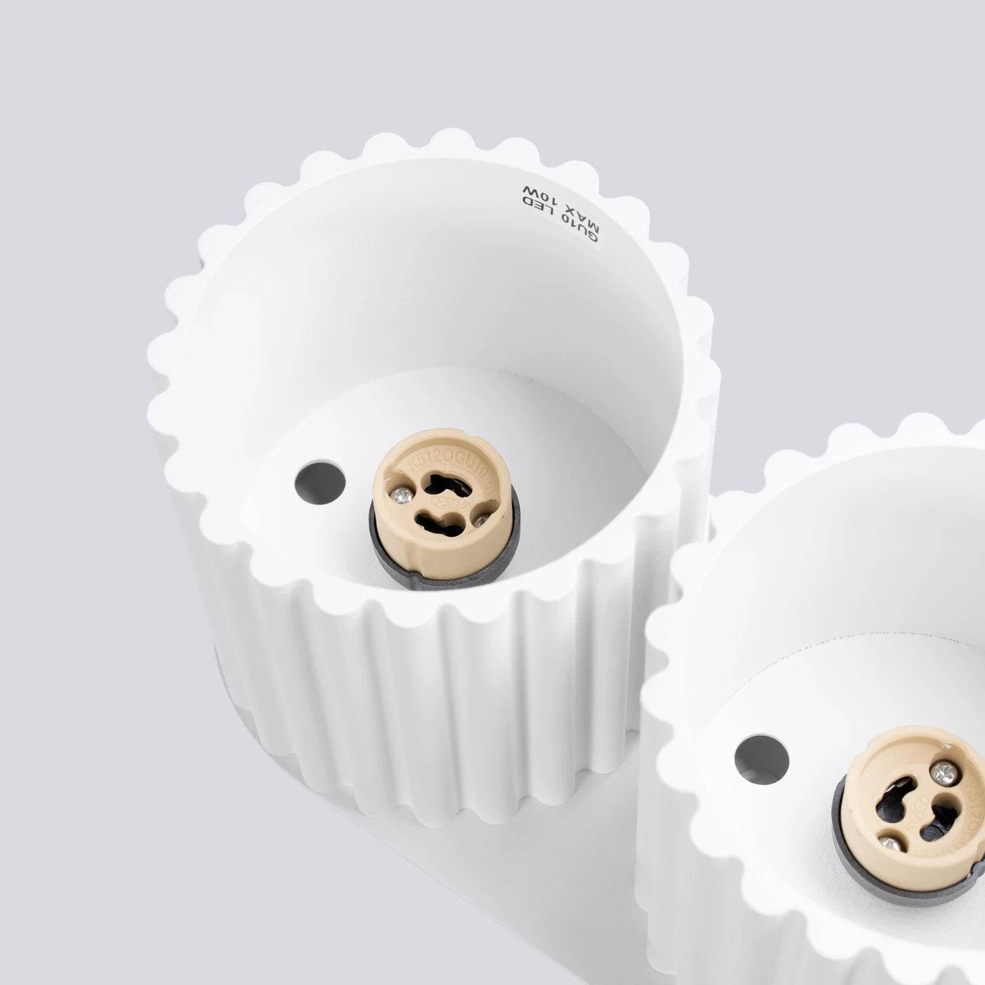 Laelamp Aura 2 Valge GU10 - BrighteNova