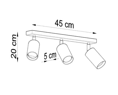 Laelamp Berg 3 Puit GU10 - BrighteNova