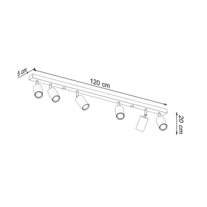 Laelamp Berg 6 Puit GU10 - BrighteNova