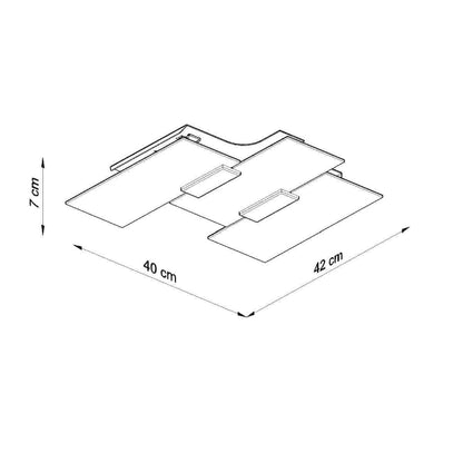 Laelamp Fabiano Kroom E27 - BrighteNova
