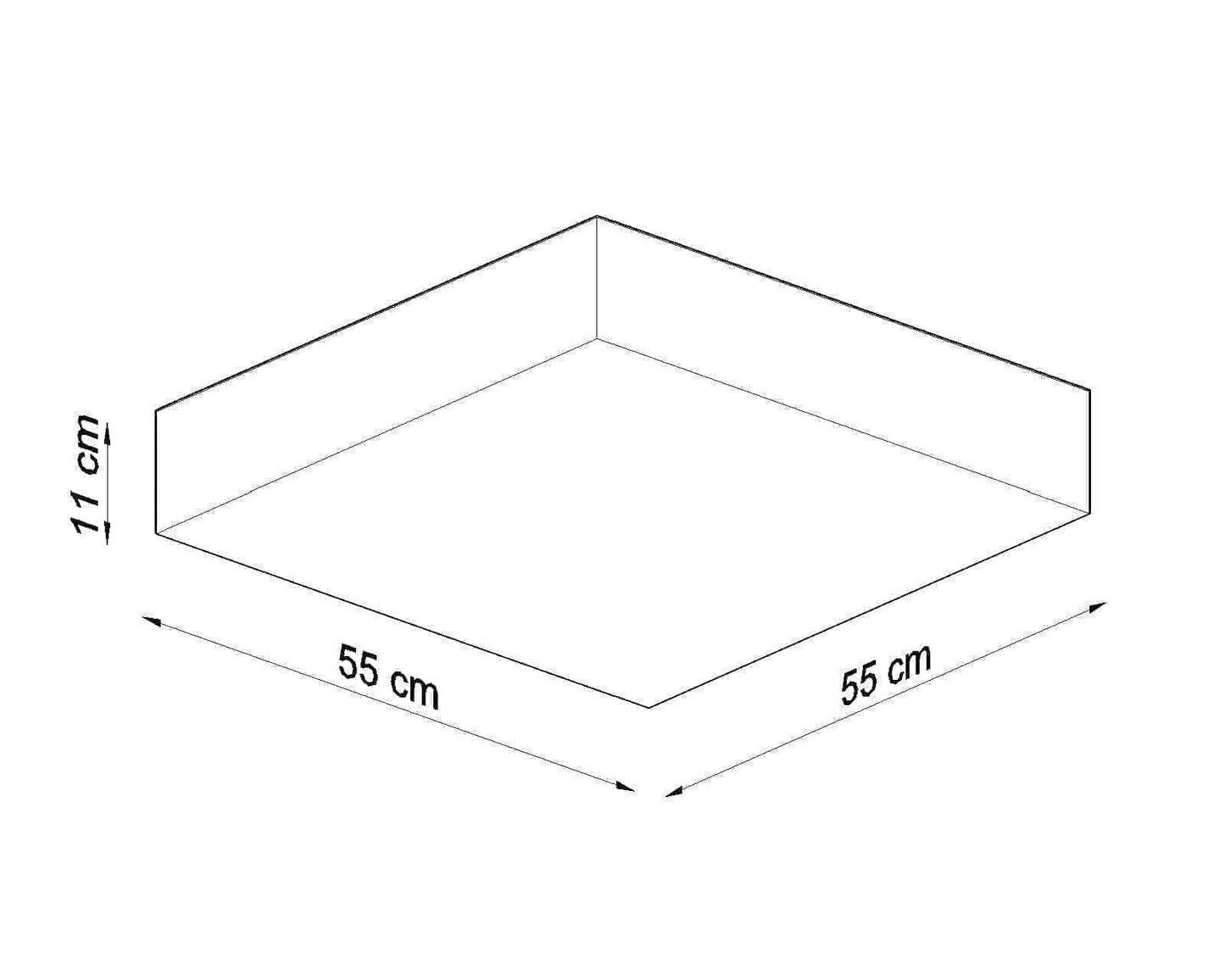 Laelamp Horus 55 Valge E27 - BrighteNova