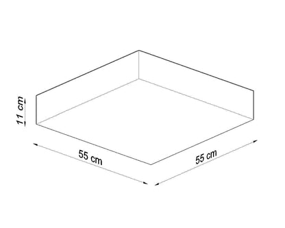 Laelamp Horus 55 Valge E27 - BrighteNova
