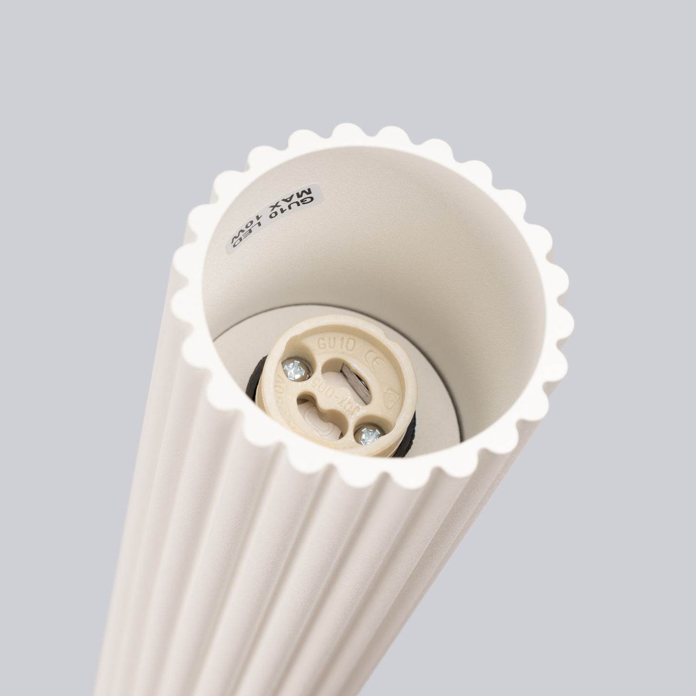Laelamp Karbon 10 Beež GU10 - BrighteNova