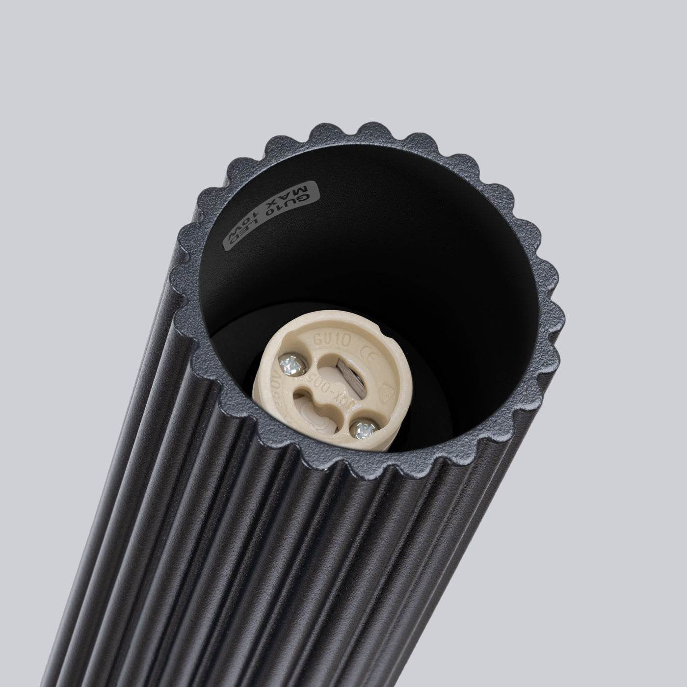 Laelamp Karbon 10 Black GU10 - BrighteNova