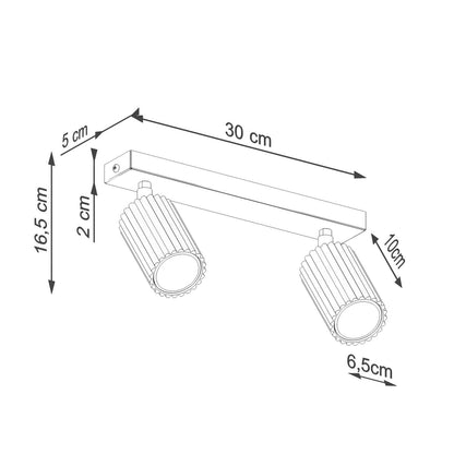 Laelamp Karbon 2 Taupe GU10 - BrighteNova