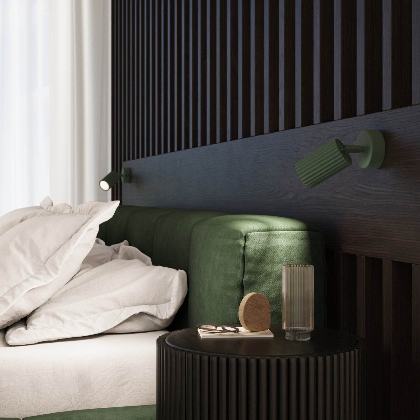 Laelamp Karbon 3P Oliivi Roheline GU10 - BrighteNova