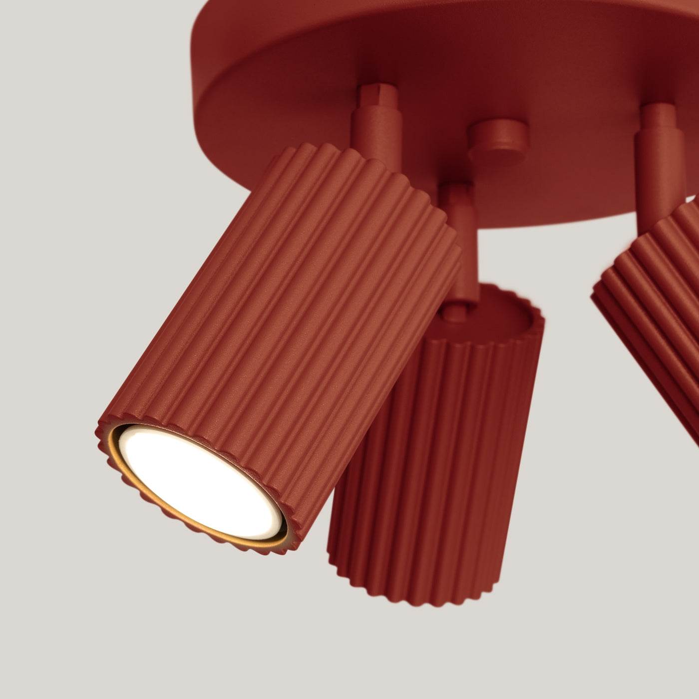 Laelamp Karbon 3P Punane Ooker GU10 - BrighteNova
