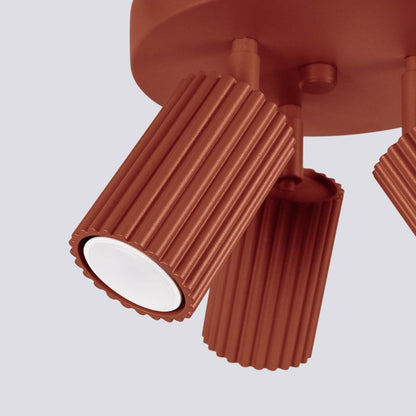 Laelamp Karbon 3P Punane Ooker GU10 - BrighteNova