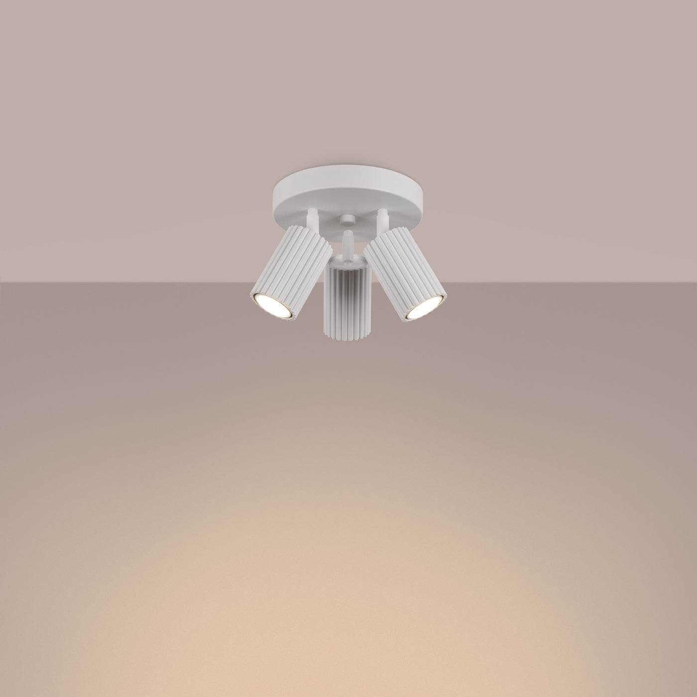 Laelamp Karbon 3P Valge GU10 - BrighteNova
